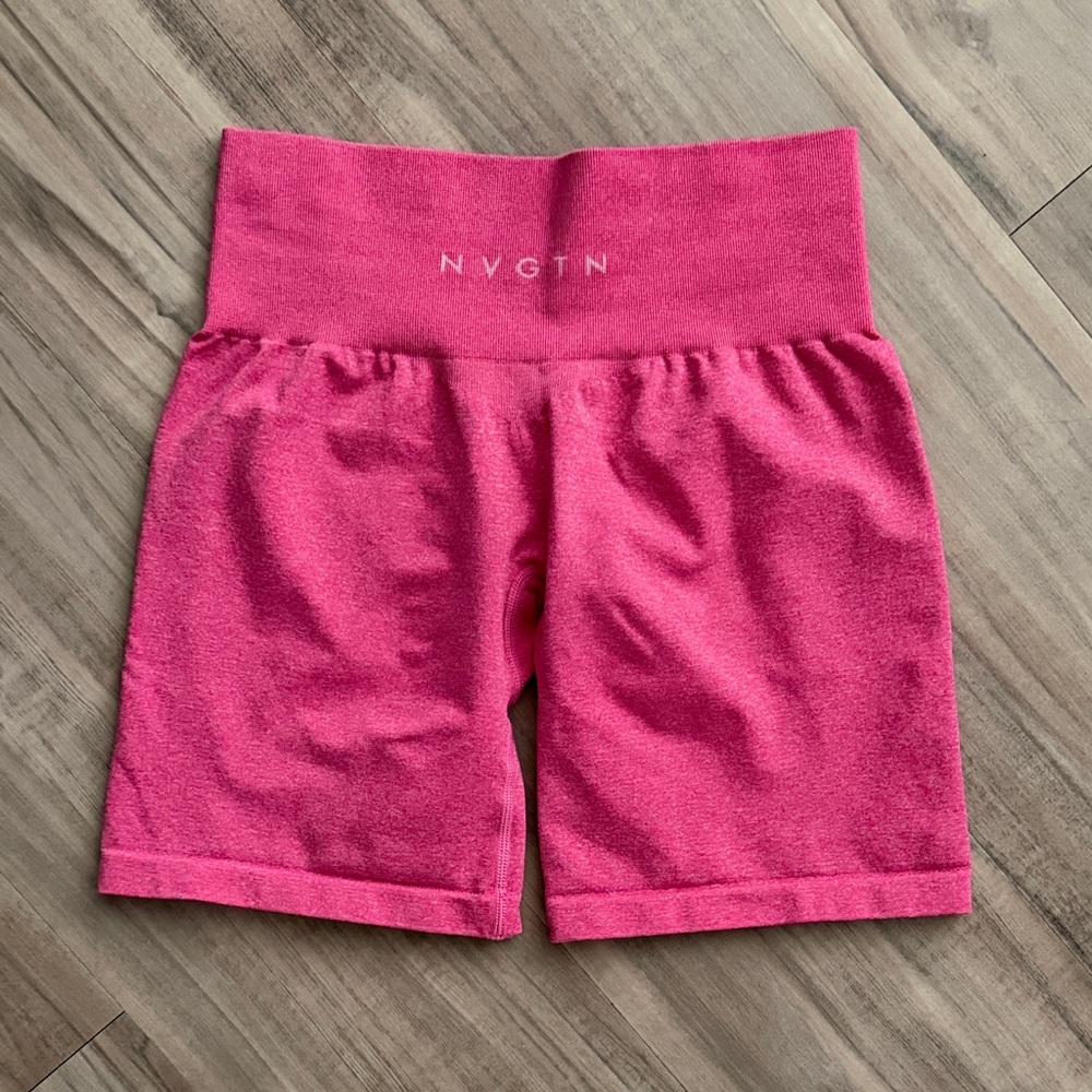NVGTN Vibrant Pink Workout Shorts